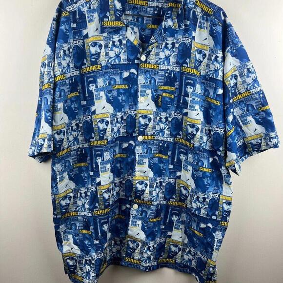 Vintage 2000s Enyce Shirt Hip Hop Rap Button-up Size L Y2k style - Picture 1 of 5